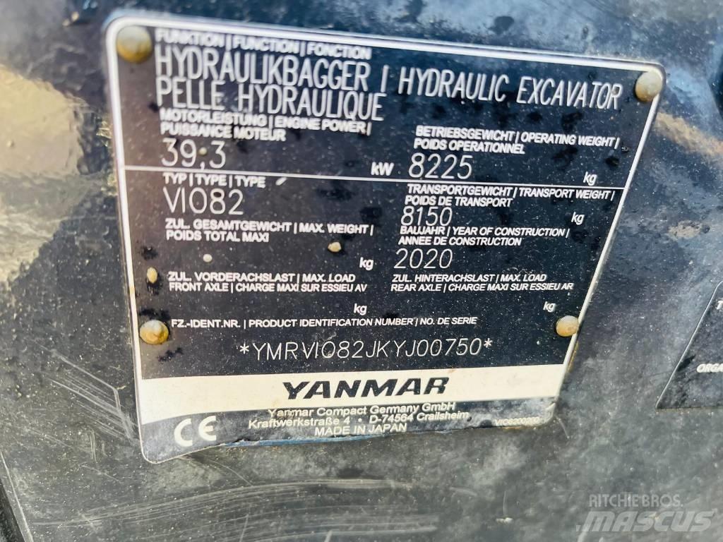Yanmar Vio 82 Середні екскаватори 7т. - 12т.