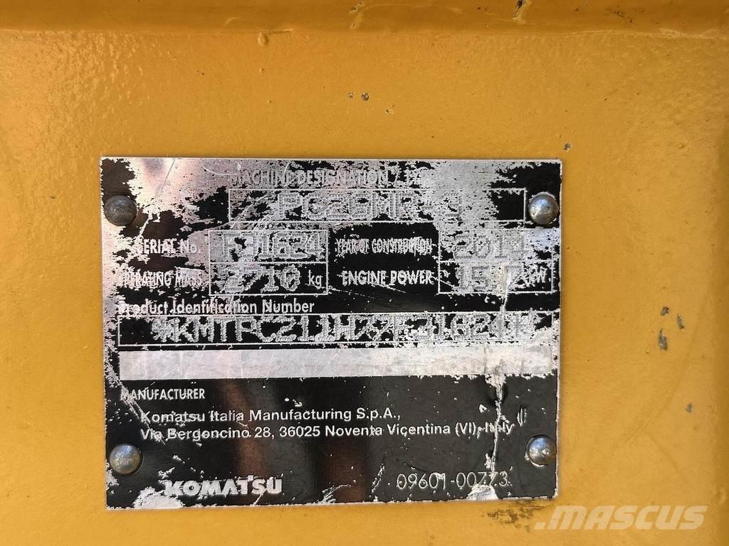 Komatsu PC26MR-3 Міні-екскаватори < 7т