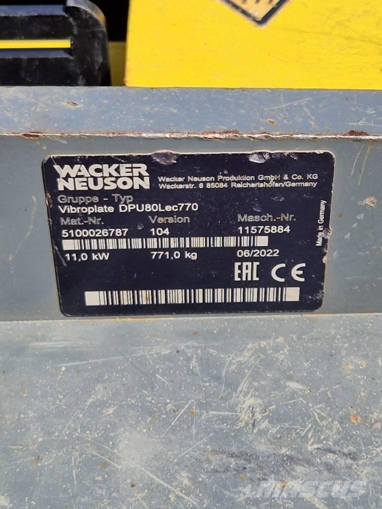 Wacker Neuson DPU 80 Віброплити та вібротрамбовки