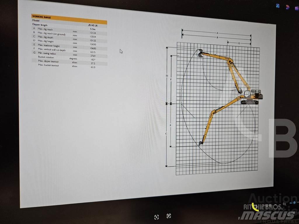 JCB JS 145 LR Гусеничні екскаватори