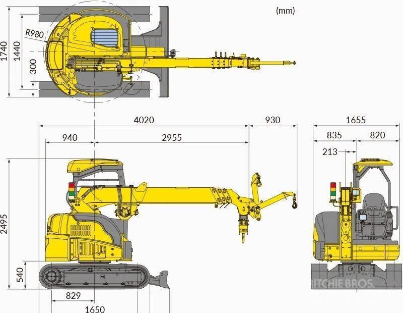 Maeda CC423-1 Гусеничні крани