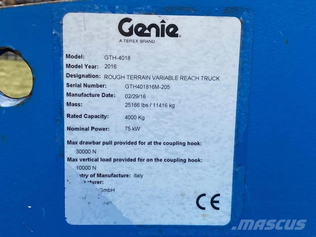 Genie GTH- 4018 Телескопічні навантажувачі