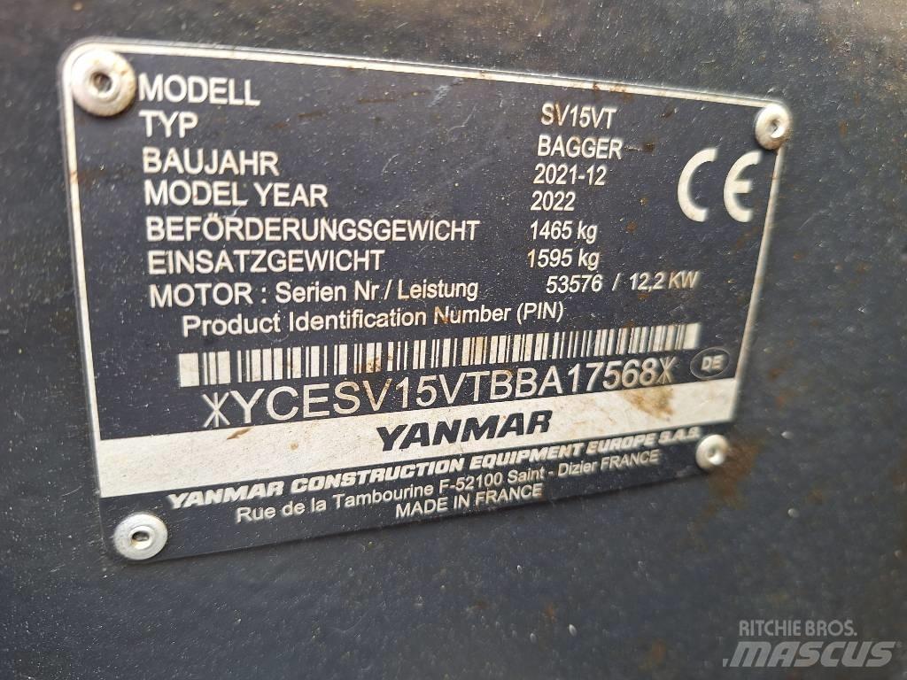 Yanmar SV 15 Міні-екскаватори < 7т
