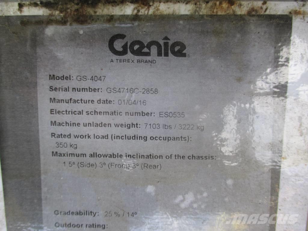 Genie GS 4047 Підйомники-ножиці