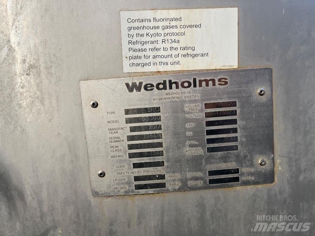 Wedholms D3000 Обладнання для зберігання молока