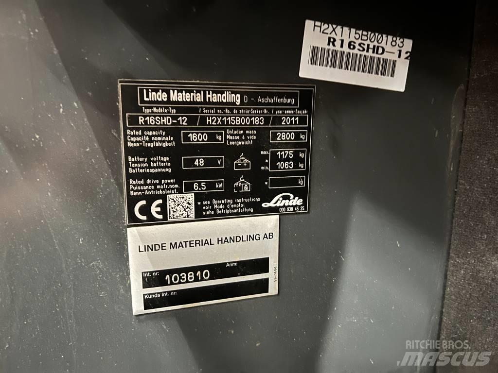 Linde R16S Річ-трак із високим підйомом