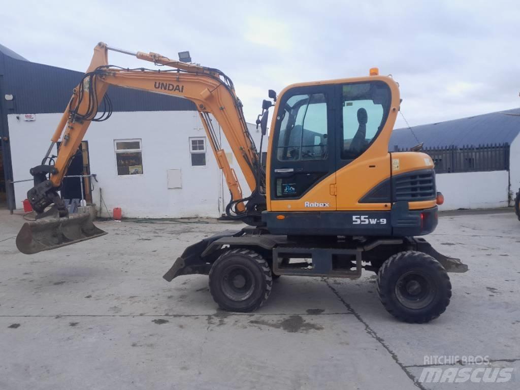 Hyundai R55 W-9 Колісні екскаватори