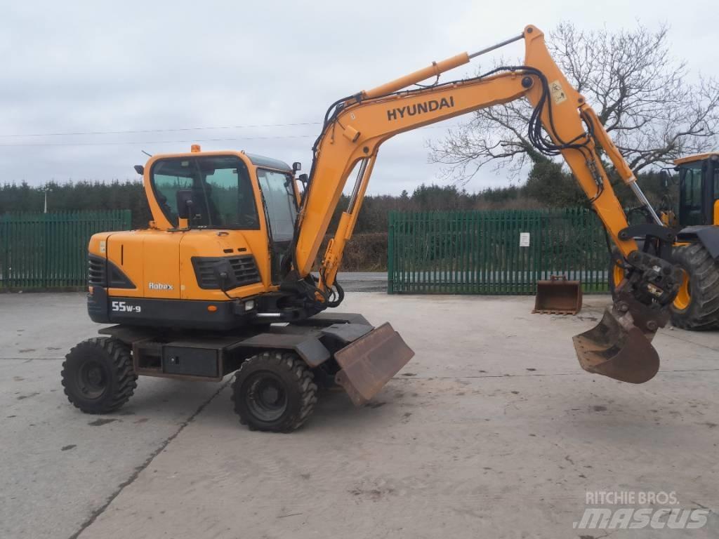 Hyundai R55 W-9 Колісні екскаватори