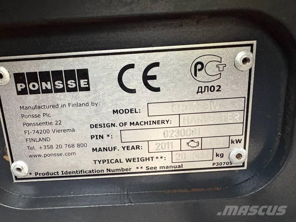 Ponsse Ergo 8W Харвестери