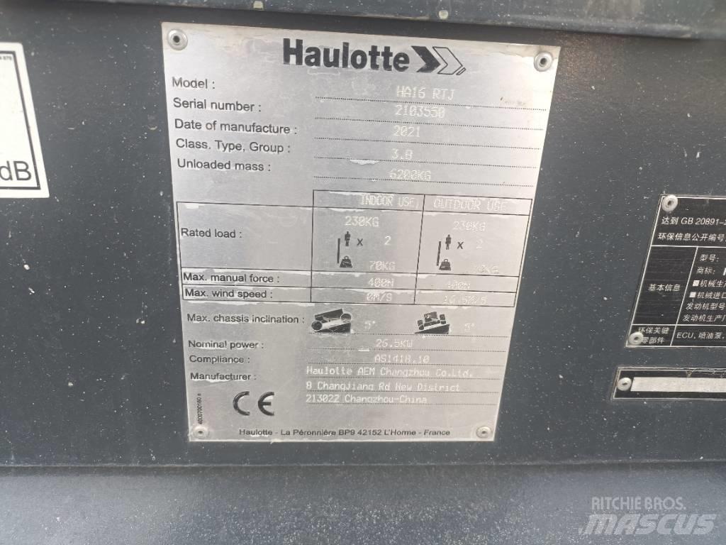 Haulotte HA16RTJ Колінчаті підйомники