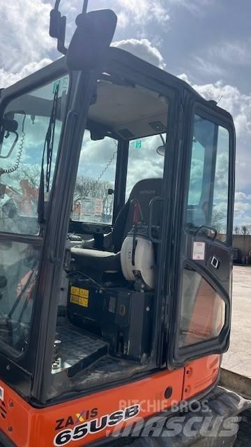 Hitachi ZX 65 US B-5 Міні-екскаватори < 7т