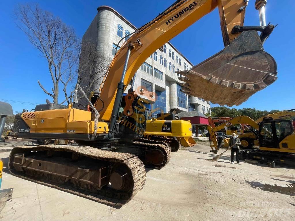 Hyundai Robex 520 VS Гусеничні екскаватори