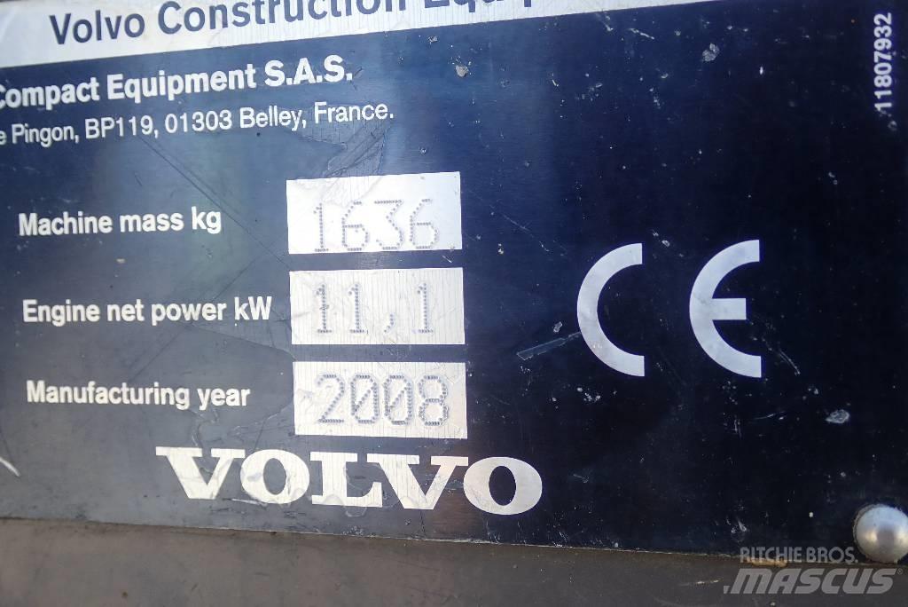 Volvo EC 15 B Міні-екскаватори < 7т