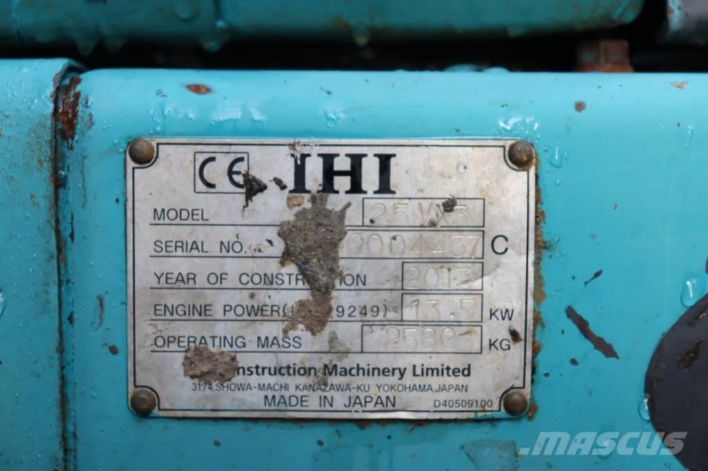 IHI 25 VX 3 Міні-екскаватори < 7т