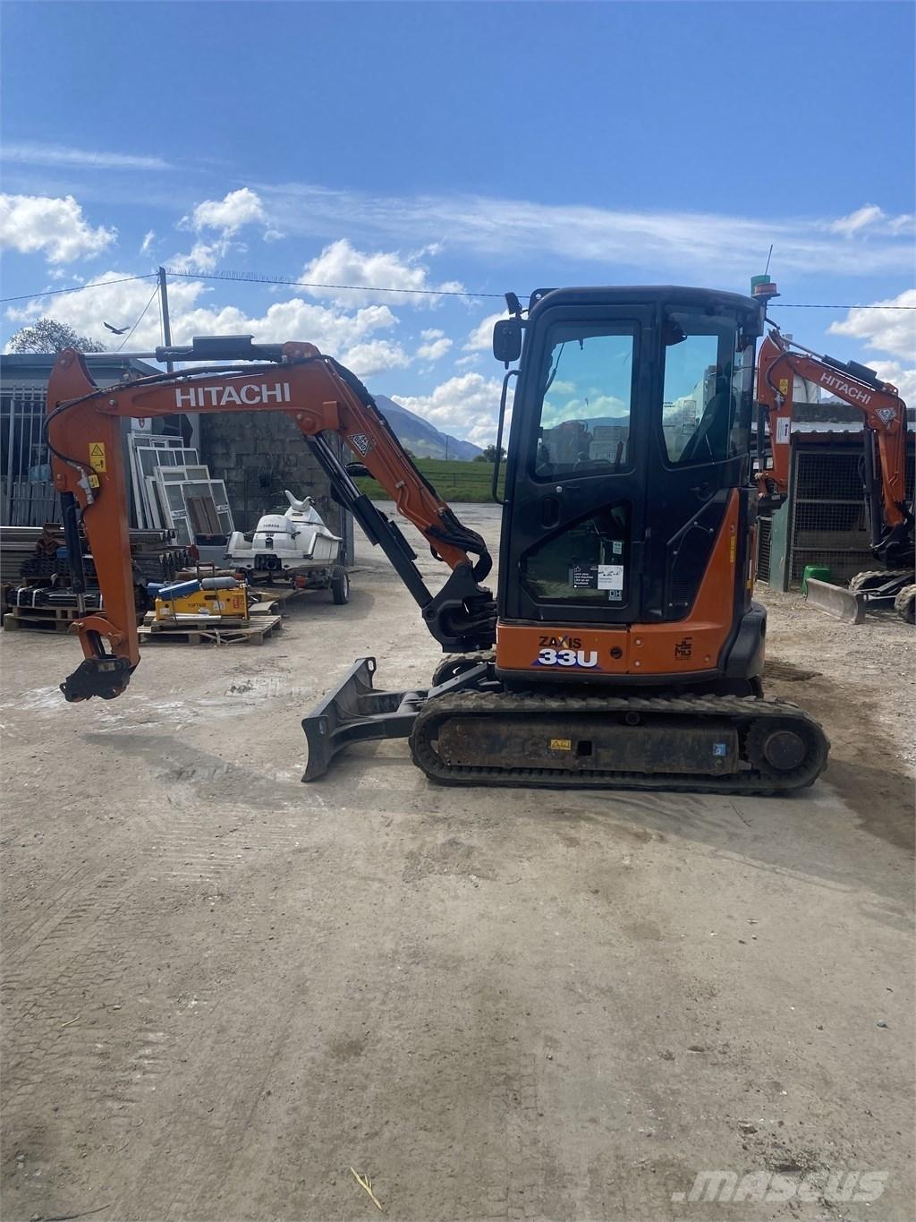 Hitachi Zaxis33U-6 Міні-екскаватори < 7т