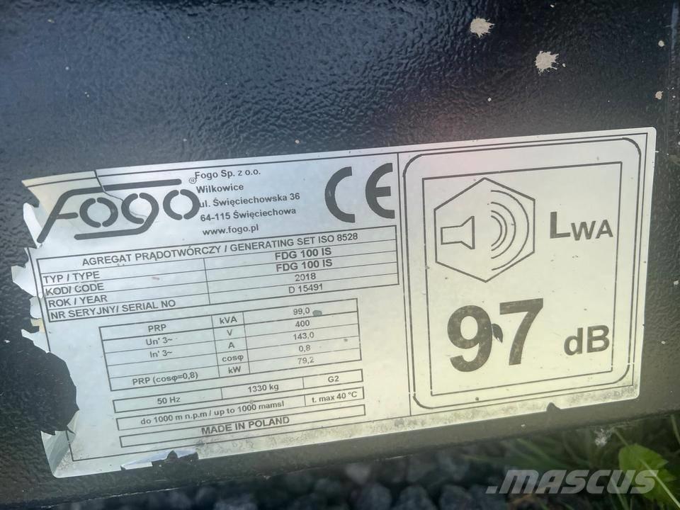 Fogo Iveco 100 KVA Дизельні генератори