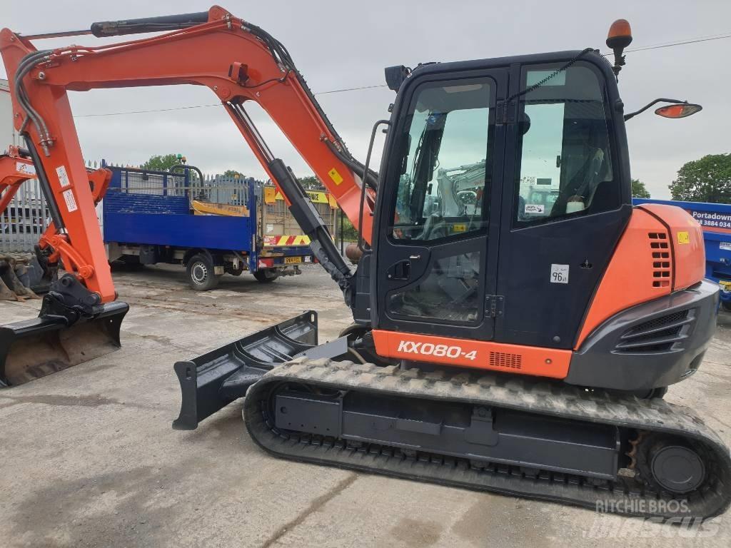 Kubota KX 080-4 Середні екскаватори 7т. - 12т.