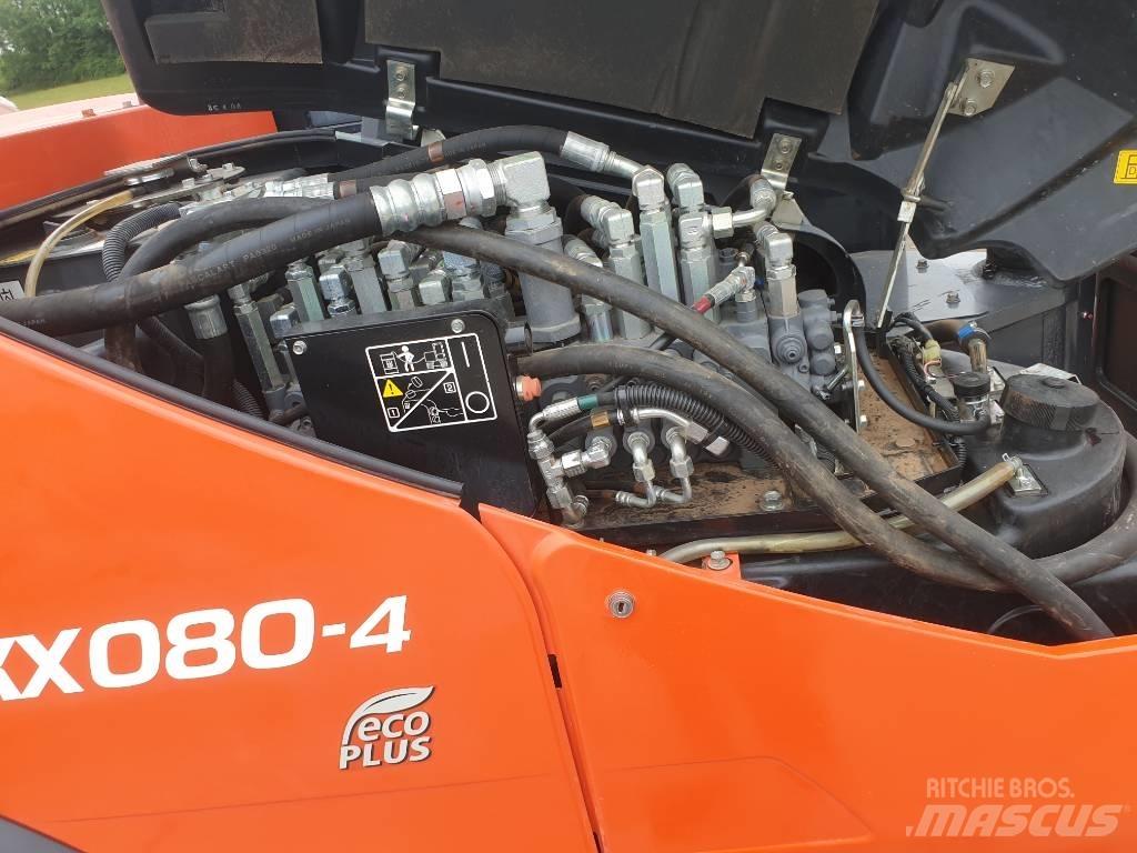 Kubota KX 080-4 Середні екскаватори 7т. - 12т.