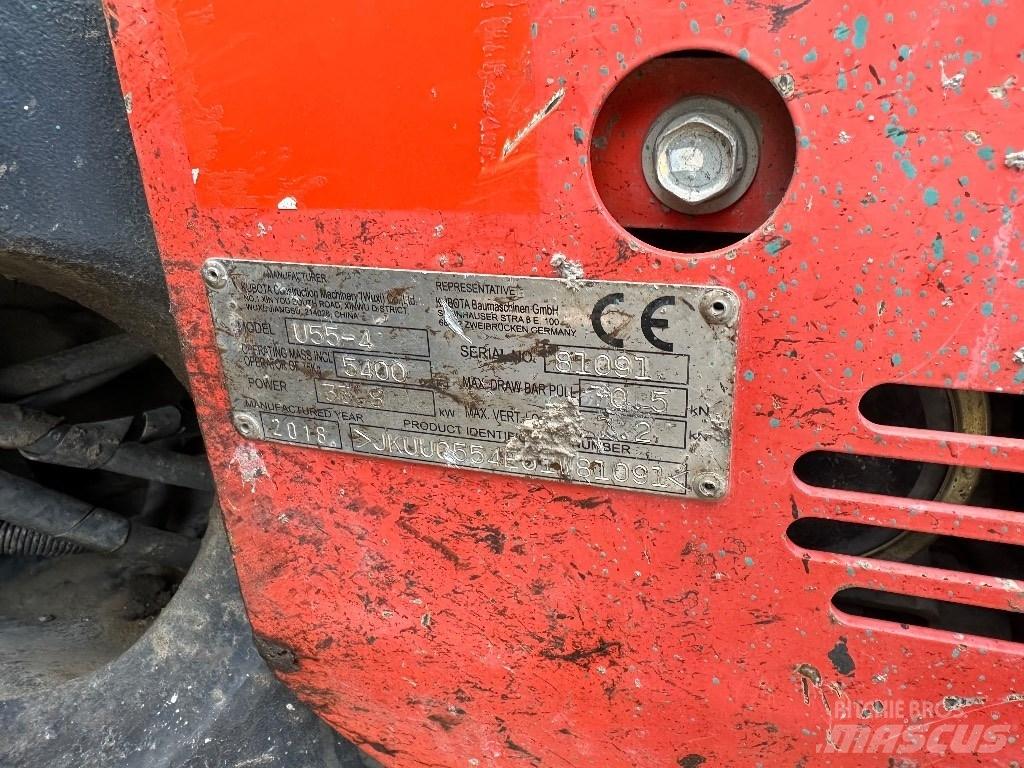 Kubota KX 055-4 Міні-екскаватори < 7т