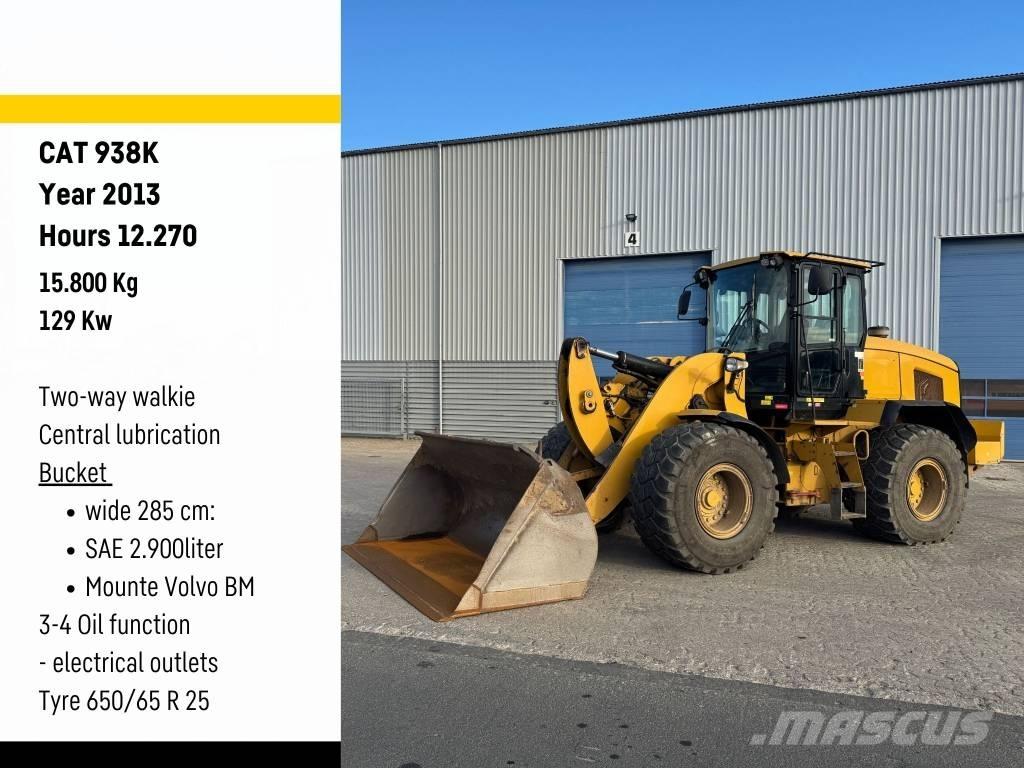 CAT 938 K Фронтальні навантажувачі