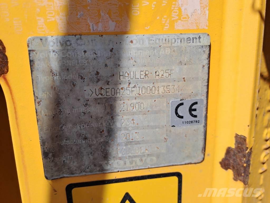 Volvo A25F Зчленовані самоскиди