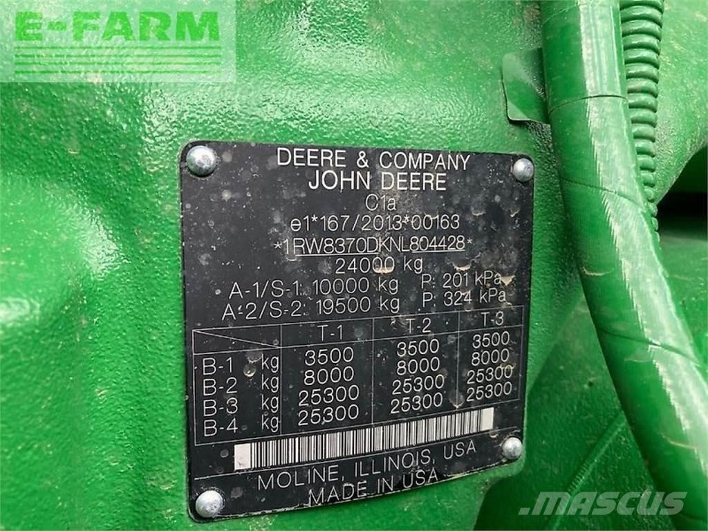 John Deere 8rx370 Трактори