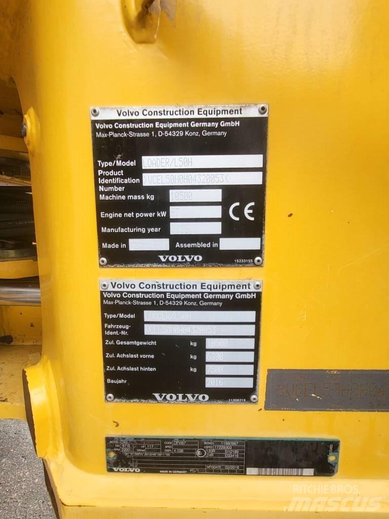 Volvo L 50 H Фронтальні навантажувачі
