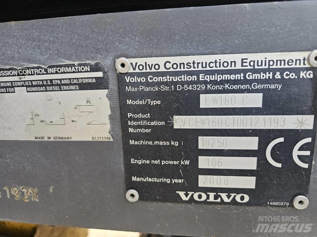Volvo EW 160 C Колісні екскаватори