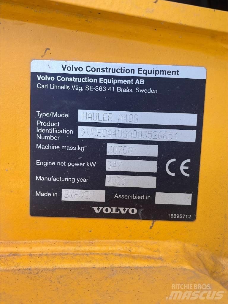 Volvo A40G Зчленовані самоскиди