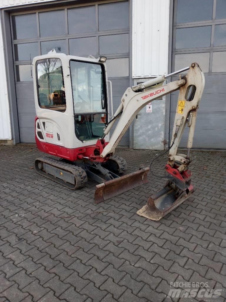 Takeuchi TB 216 Міні-екскаватори < 7т