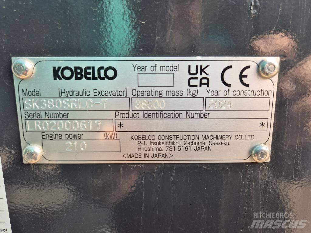 Kobelco SK380SRLC Гусеничні екскаватори