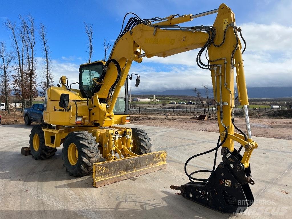 Komatsu PW 98 MR-8 Колісні екскаватори