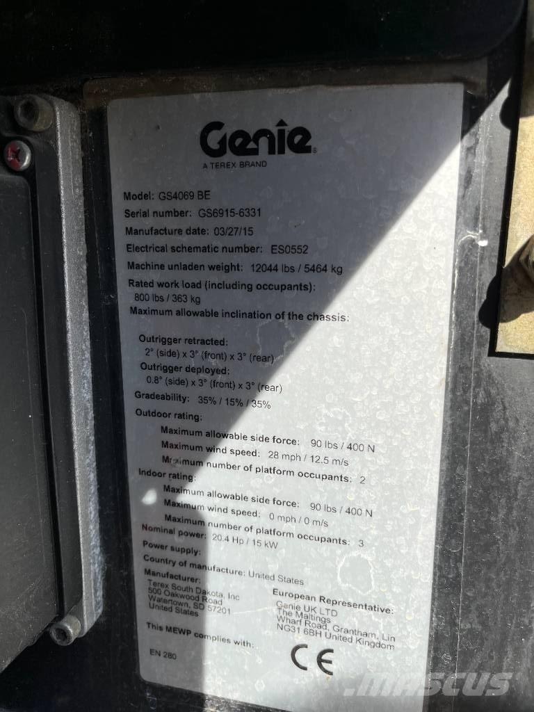 Genie GS 4069 BE Підйомники-ножиці