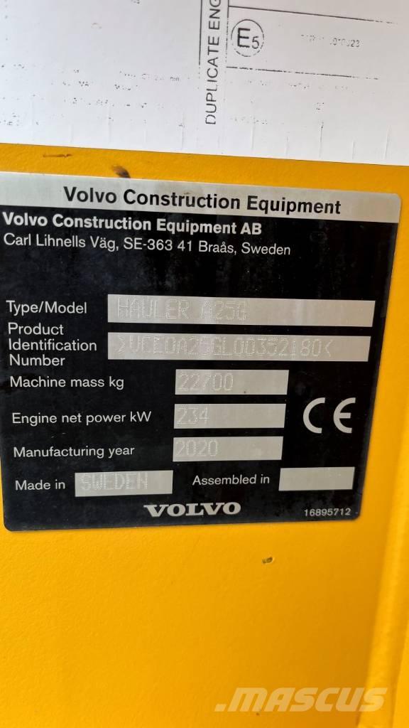 Volvo A25G Кар`єрні самоскиди