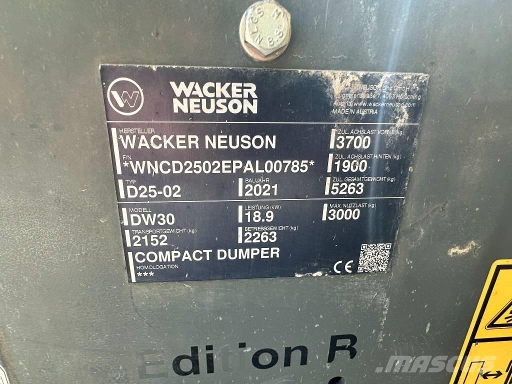 Wacker Neuson DW 30 Міні самоскиди