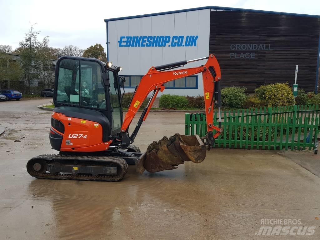 Kubota U27-4 Міні-екскаватори < 7т