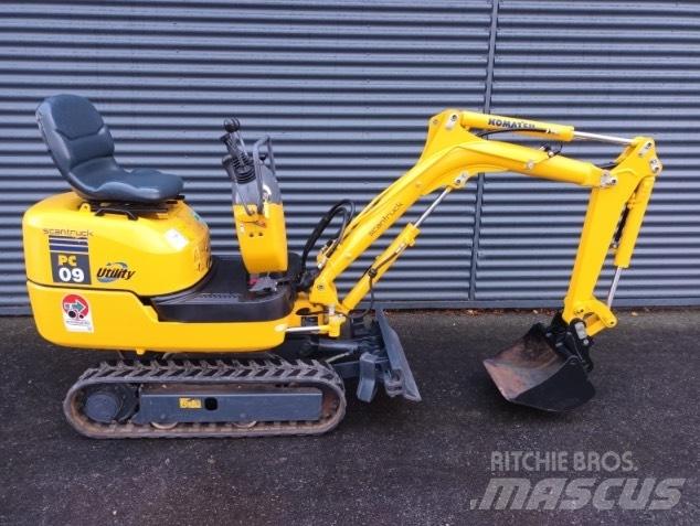 Komatsu PC 9 Міні-екскаватори < 7т