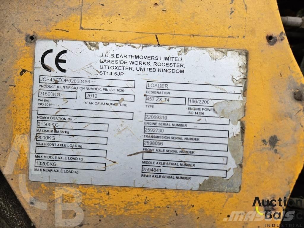 JCB 457 ZX Фронтальні навантажувачі