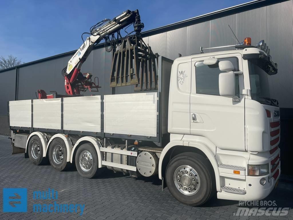 Scania R500 V8 Вантажівки-платформи/бокове розвантаження