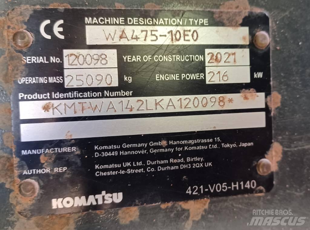 Komatsu WA 475-10E0 Фронтальні навантажувачі