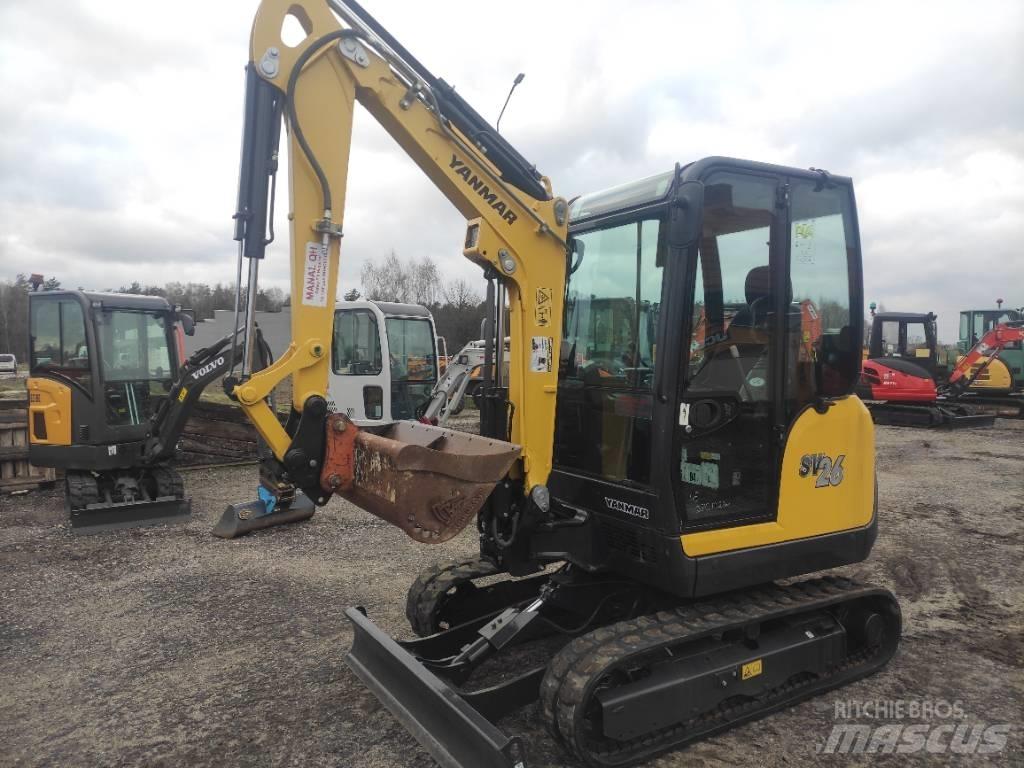 Yanmar SV 26 2017r Міні-екскаватори < 7т