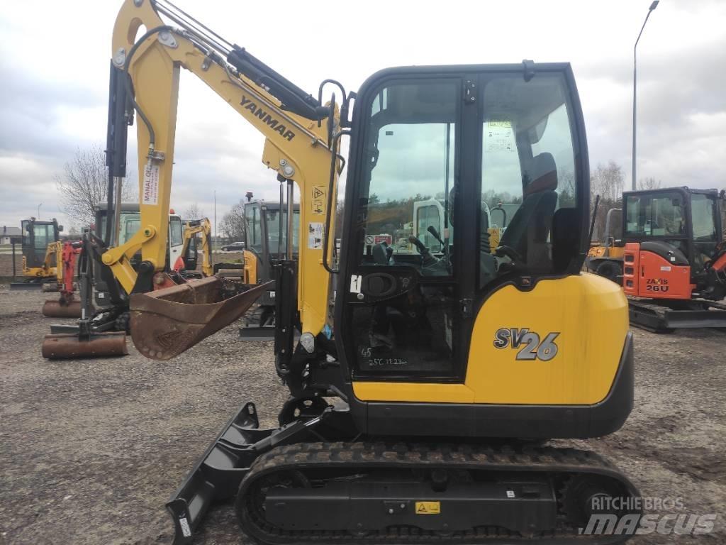 Yanmar SV 26 2017r Міні-екскаватори < 7т