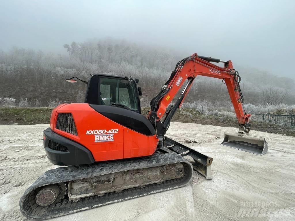 Kubota KX 080-4a2 Середні екскаватори 7т. - 12т.