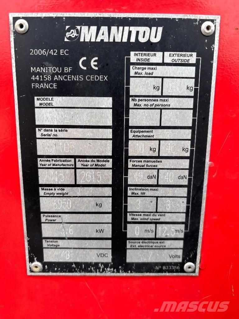 Manitou 170 AETJL Колінчаті підйомники