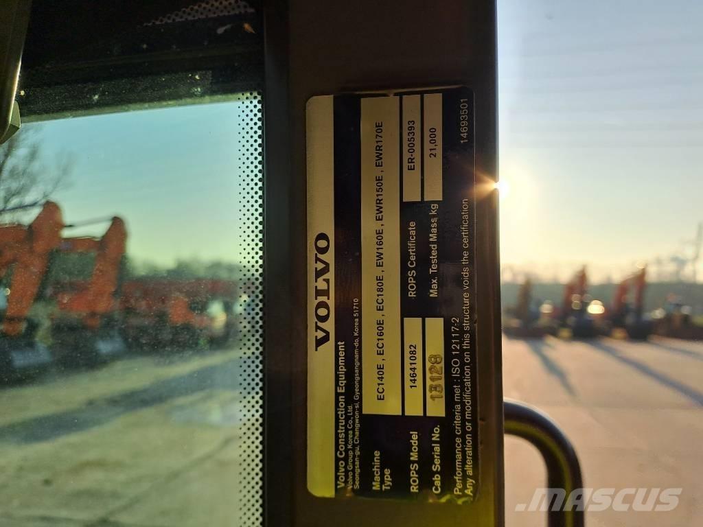 Volvo EW160E Колісні екскаватори