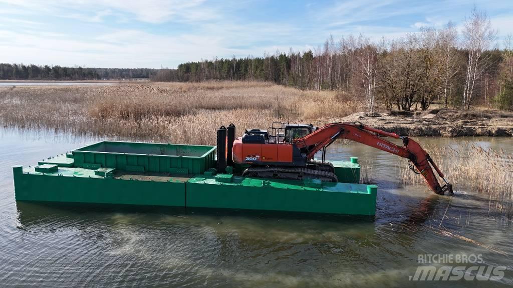  Dredge pontoon barge Земснаряди