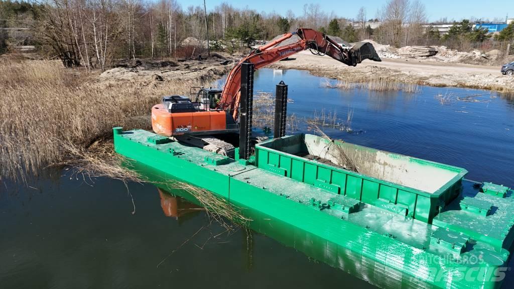  Dredge pontoon barge Земснаряди