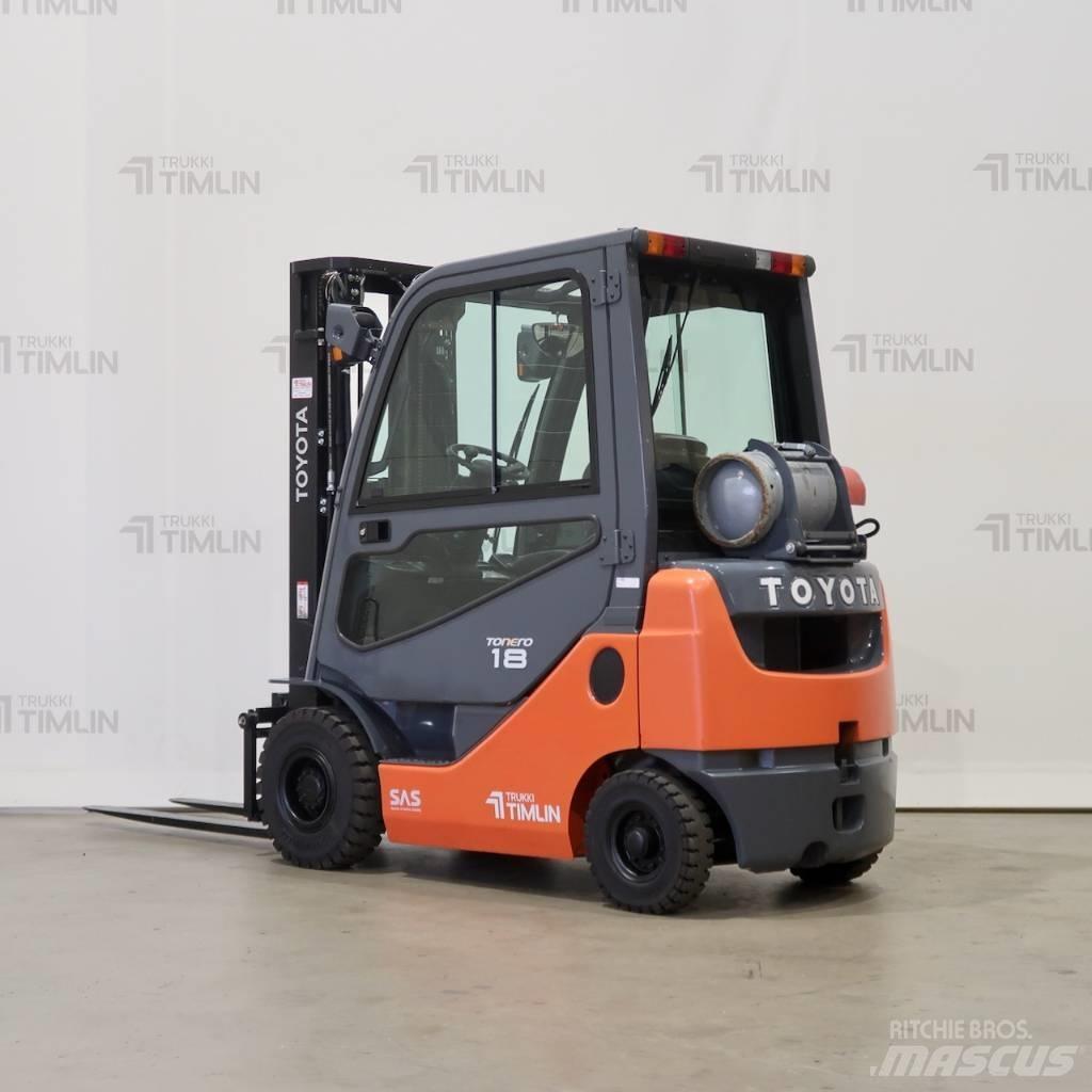 Toyota 02-8FGF18 Газові навантажувачі