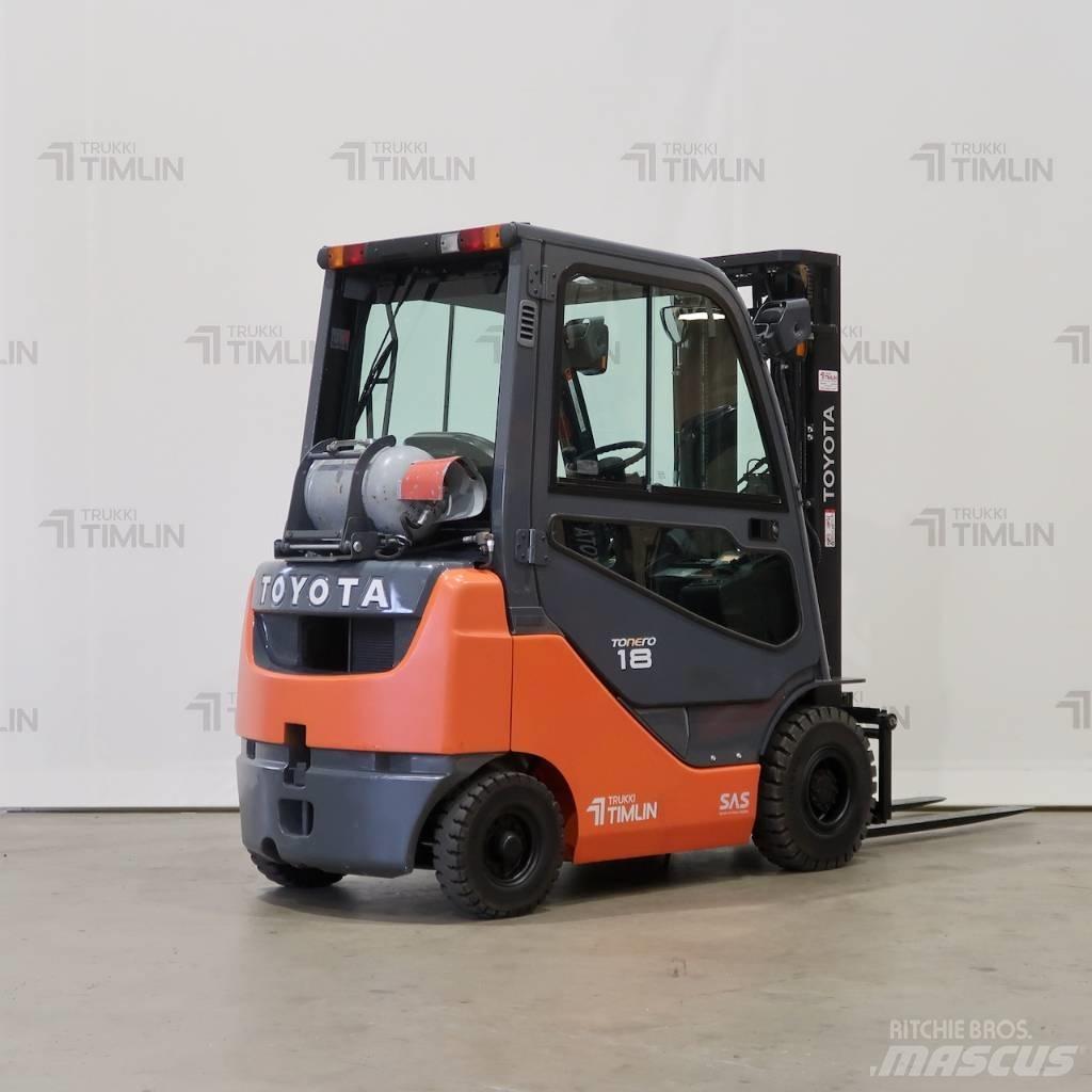 Toyota 02-8FGF18 Газові навантажувачі