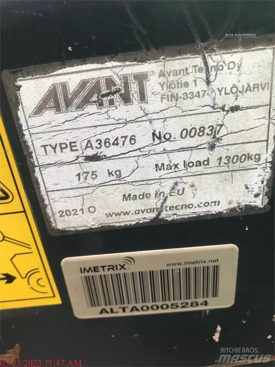 Avant 755I Фронтальні навантажувачі